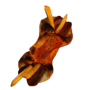 Hot dog con patatine Hot dog con patatine